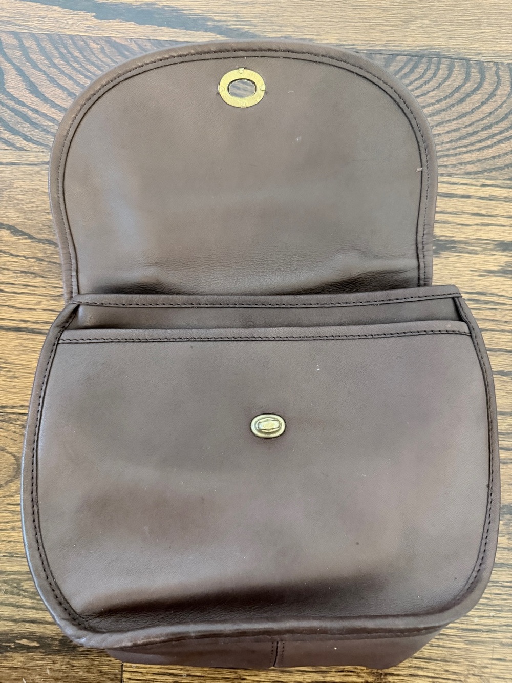Vintage Coach 9865 Plaza Bag Large - Mahogany - Picture 8 of 10